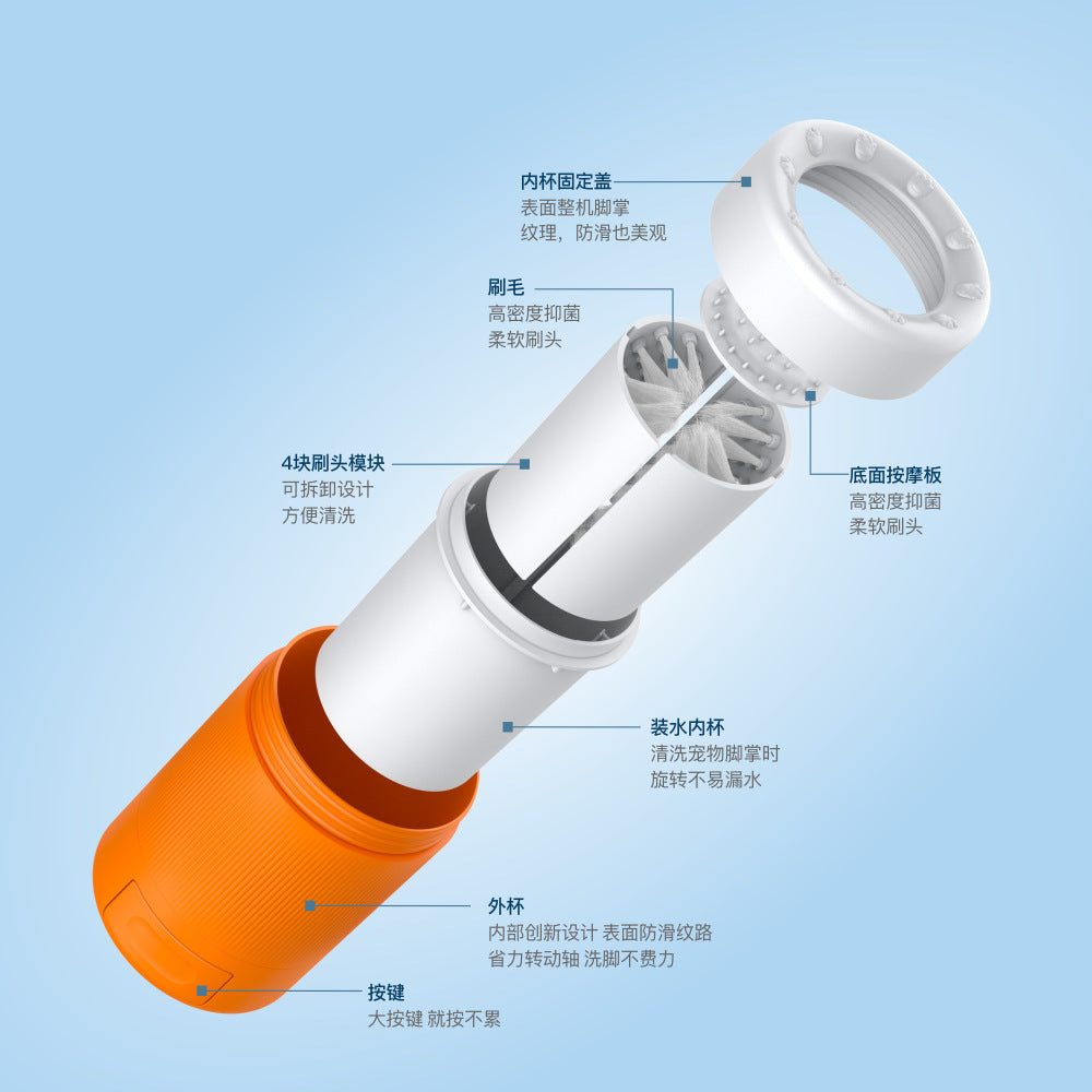 New smart pet foot washing cup dog
